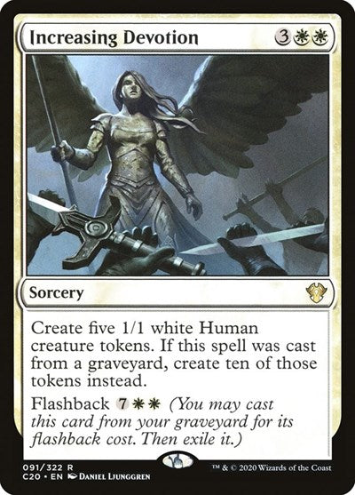 Increasing Devotion C20 #91 (Near Mint Rare) Magic: The Gathering: Commander 2020