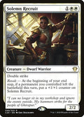 Solemn Recruit C20 #99 (Near Mint Rare) Magic: The Gathering: Commander 2020