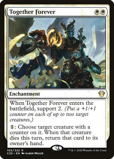 Together Forever C20 #105 (Near Mint Rare) Magic: The Gathering: Commander 2020