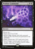 Profane Command C20 #135 (Near Mint Rare) Magic: The Gathering: Commander 2020