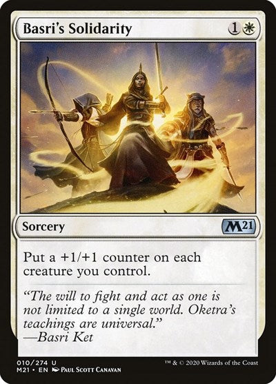 Basris Solidarity M21 #10 (Near Mint Uncommon) Magic: The Gathering: Core Set 2021