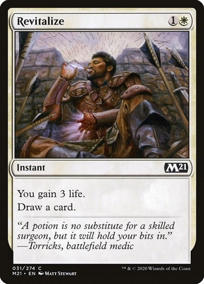 Revitalize M21 #31 (Near Mint Common) Magic: The Gathering: Core Set 2021