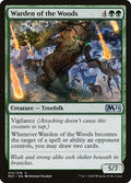 Warden of the Woods M21 #213 (Near Mint Uncommon) Magic: The Gathering: Core Set 2021