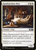 Rambunctious Mutt M21 #30 (Near Mint Common) Magic: The Gathering: Core Set 2021