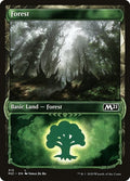 Forest Showcase M21 #313 (Near Mint Land) Magic: The Gathering: Core Set 2021