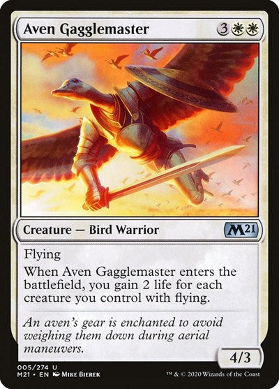 Aven Gagglemaster M21 #5 (Near Mint Uncommon) Magic: The Gathering: Core Set 2021