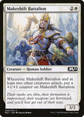 Makeshift Battalion M21 #26 (Near Mint Common) Magic: The Gathering: Core Set 2021