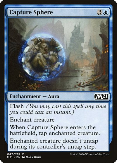 Capture Sphere M21 #47 (Near Mint Common) Magic: The Gathering: Core Set 2021