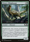 Ornery Dilophosaur M21 #194 (Near Mint Common) Magic: The Gathering: Core Set 2021