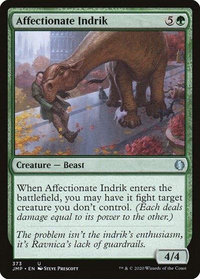 Affectionate Indrik JMP #373 (Near Mint Uncommon) Magic: The Gathering: Jumpstart