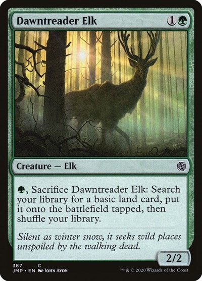 Dawntreader Elk JMP #387 (Near Mint Common) Magic: The Gathering: Jumpstart