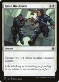 Raise the Alarm JMP #129 (Near Mint Common) Magic: The Gathering: Jumpstart