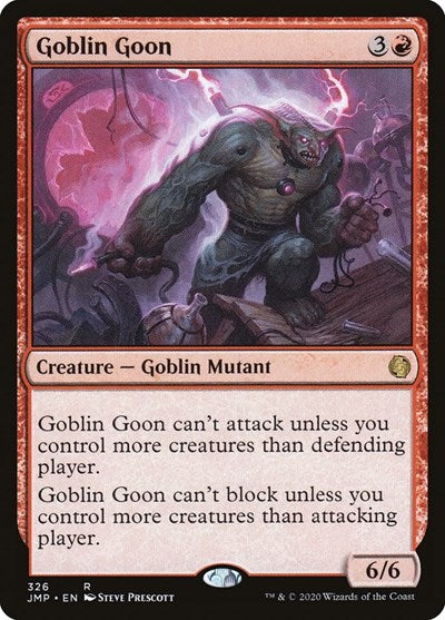 Goblin Goon JMP #326 (Near Mint Rare) Magic: The Gathering: Jumpstart