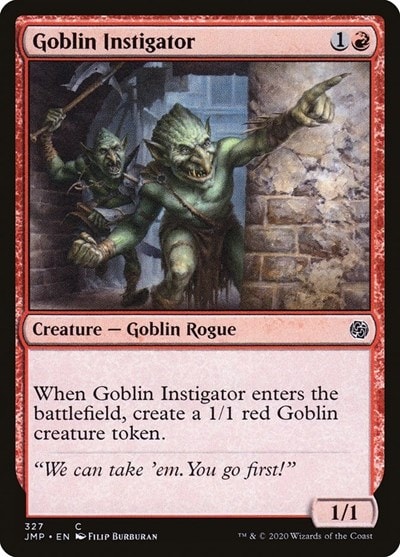 Goblin Instigator JMP #327 (Near Mint Common) Magic: The Gathering: Jumpstart