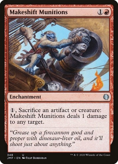 Makeshift Munitions JMP #348 (Near Mint Uncommon) Magic: The Gathering: Jumpstart