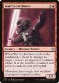 Warfire Javelineer JMP #370 (Near Mint Uncommon) Magic: The Gathering: Jumpstart