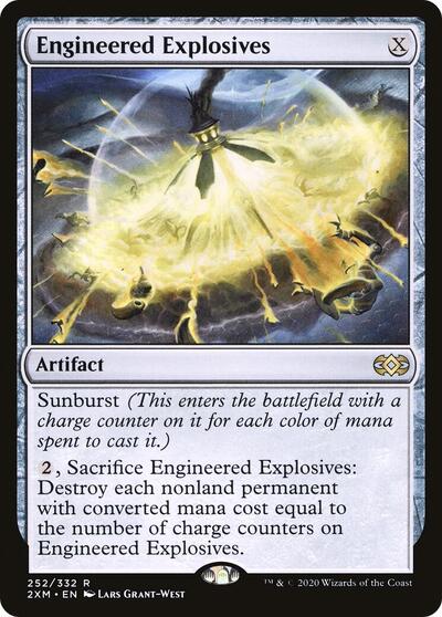Engineered Explosives Foil 2XM #252 (Moderately Played Rare) Magic: The Gathering: Double Masters
