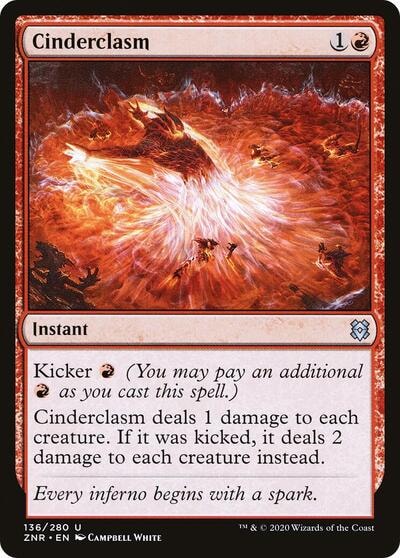 Cinderclasm Zendikar Rising ZNR #136 (Uncommon) Magic: The Gathering: