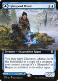 Glasspool Mimic Extended Art Foil ZNR #328 (Lightly Played Rare) Magic: The Gathering: Zendikar Rising