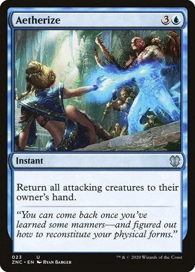 Aetherize Commander: Zendikar Rising ZNC #23 (Uncommon) Magic: The Gathering: