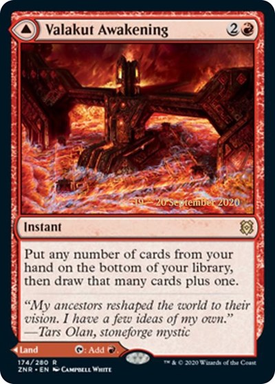 Valakut Awakening Foil PRE #174 (Near Mint Rare) Magic: The Gathering: Prerelease Cards