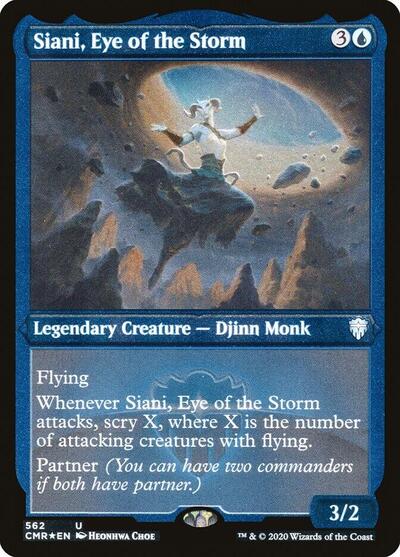 Siani Eye of the Storm Foil Etched Foil CMR #562 (Lightly Played Uncommon) Magic: The Gathering: Commander Legends