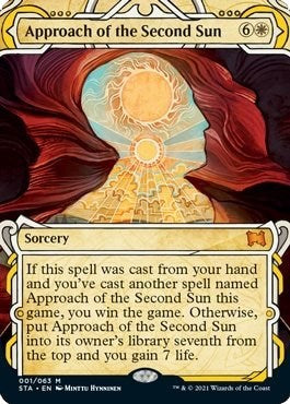 Approach of the Second Sun STA #1 (Near Mint Mythic Rare) Magic: The Gathering: Strixhaven: Mystical Archive