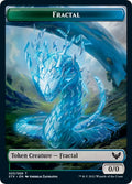 Fractal Token STX #3 (Near Mint T) Magic: The Gathering: Strixhaven: School of Mages