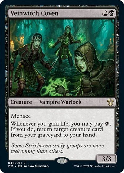 Veinwitch Coven C21 #46 (Near Mint Rare) Magic: The Gathering: Commander 2021
