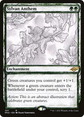 Sylvan Anthem Showcase MH2 #357 (Near Mint Rare) Magic: The Gathering: Modern Horizons 2
