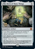 The Deck of Many Things Foil PRE #241 (Near Mint Mythic Rare) Magic: The Gathering: Prerelease Cards