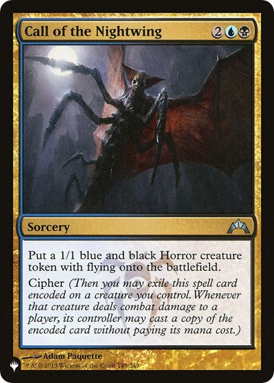 Call of the Nightwing (GTC) LIST #149/249 (Near Mint Uncommon) Magic: The Gathering: The List Reprints