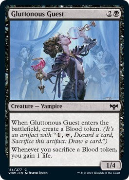 Gluttonous Guest VOW #114 (Near Mint Common) Magic: The Gathering: Innistrad: Crimson Vow