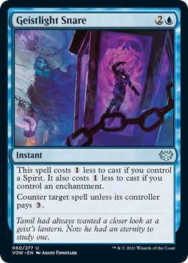 Geistlight Snare VOW #60 (Near Mint Uncommon) Magic: The Gathering: Innistrad: Crimson Vow