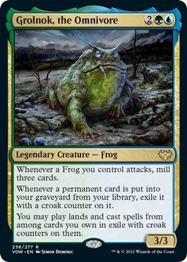 Grolnok the Omnivore VOW #238 (Near Mint Rare) Magic: The Gathering: Innistrad: Crimson Vow