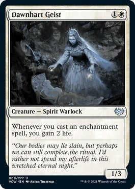 Dawnhart Geist VOW #8 (Near Mint Uncommon) Magic: The Gathering: Innistrad: Crimson Vow