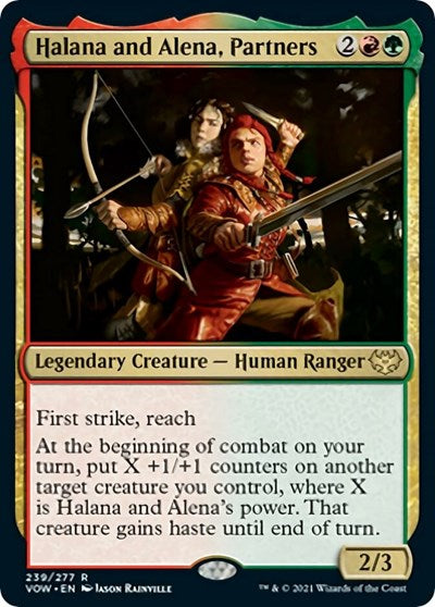 Halana and Alena Partners VOW #239 (Near Mint Rare) Magic: The Gathering: Innistrad: Crimson Vow