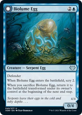 Biolume Egg VOW #49 (Near Mint Uncommon) Magic: The Gathering: Innistrad: Crimson Vow