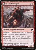 Fearful Villager VOW #157 (Near Mint Common) Magic: The Gathering: Innistrad: Crimson Vow