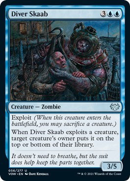 Diver Skaab VOW #56 (Near Mint Uncommon) Magic: The Gathering: Innistrad: Crimson Vow