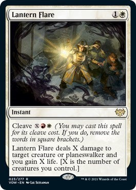 Lantern Flare VOW #23 (Near Mint Rare) Magic: The Gathering: Innistrad: Crimson Vow