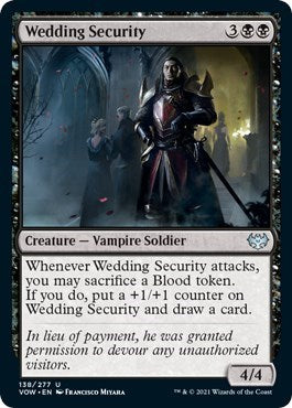 Wedding Security VOW #138 (Near Mint Uncommon) Magic: The Gathering: Innistrad: Crimson Vow