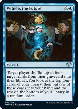Witness the Future VOW #90 (Near Mint Uncommon) Magic: The Gathering: Innistrad: Crimson Vow