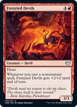 Frenzied Devils VOW #159 (Near Mint Uncommon) Magic: The Gathering: Innistrad: Crimson Vow