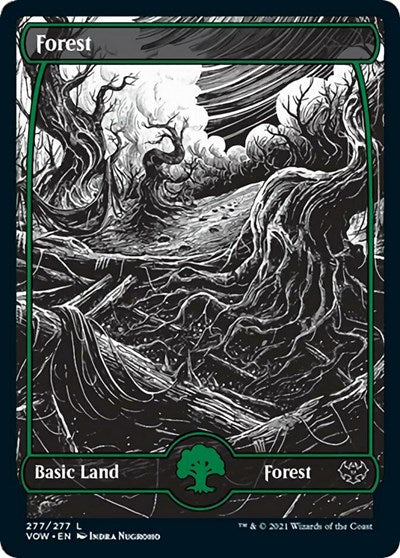 Forest 277 VOW #277 (Near Mint Land) Magic: The Gathering: Innistrad: Crimson Vow
