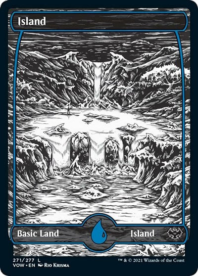 Island 271 VOW #271 (Near Mint Land) Magic: The Gathering: Innistrad: Crimson Vow