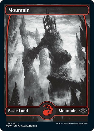 Mountain 274 VOW #274 (Near Mint Land) Magic: The Gathering: Innistrad: Crimson Vow