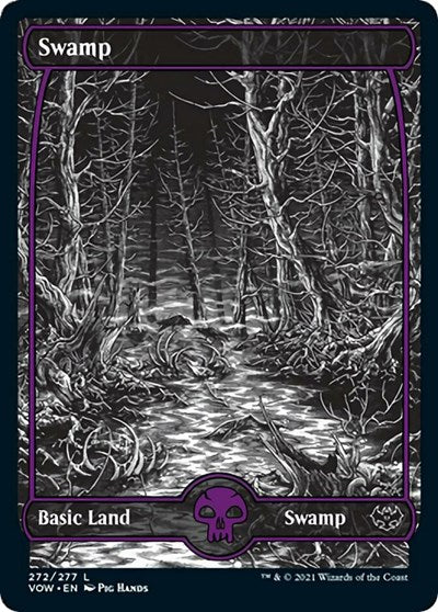 Swamp 272 VOW #272 (Near Mint Land) Magic: The Gathering: Innistrad: Crimson Vow
