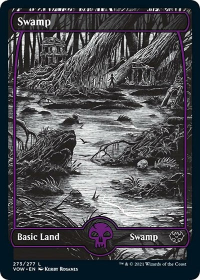 Swamp 273 VOW #273 (Near Mint Land) Magic: The Gathering: Innistrad: Crimson Vow