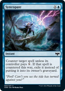 Syncopate VOW #83 (Near Mint Common) Magic: The Gathering: Innistrad: Crimson Vow